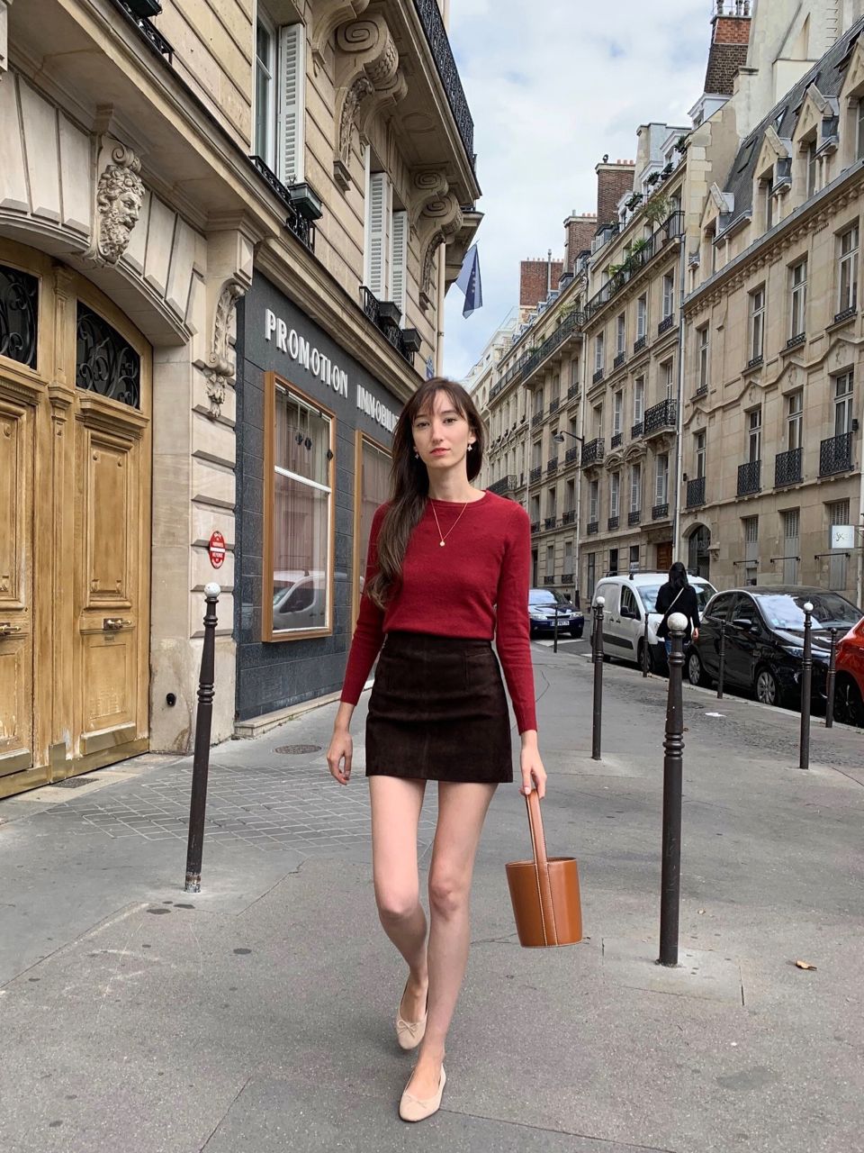 Early Fall Parisian Looks - Staud bag
