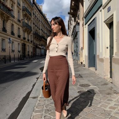 Early Fall Parisian Looks - Reformation Skirt