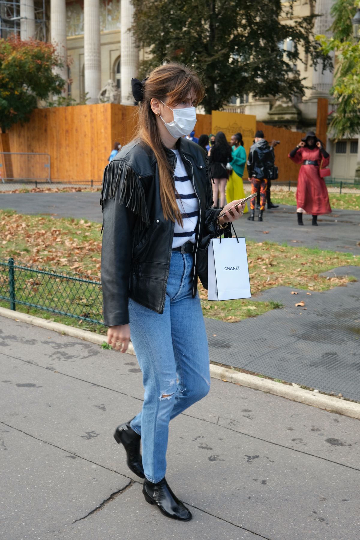 Eugénie Trochu, Vogue Paris, at the Chanel SS21 Show