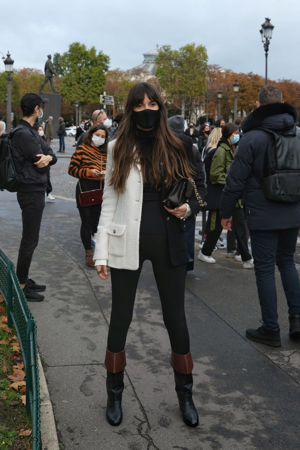 Leia Sfez attending the Chanel SS21 Show in Paris