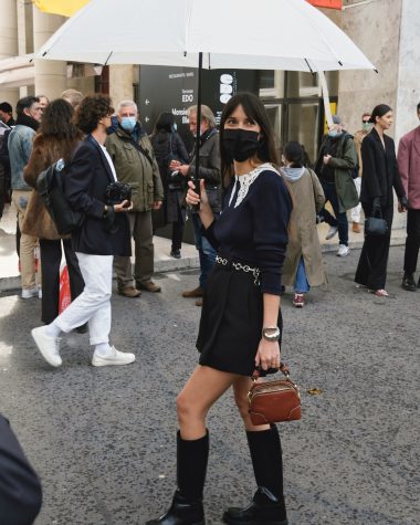 Leia Sfez at the Chloe SS21 Show in Paris at Palais de Tokyo