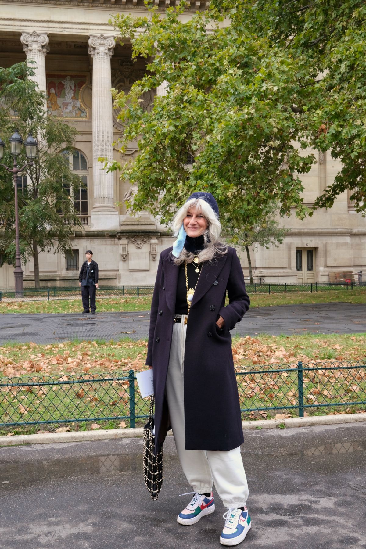 Sophie Fontanel attending the Chanel SS21 Show in Paris