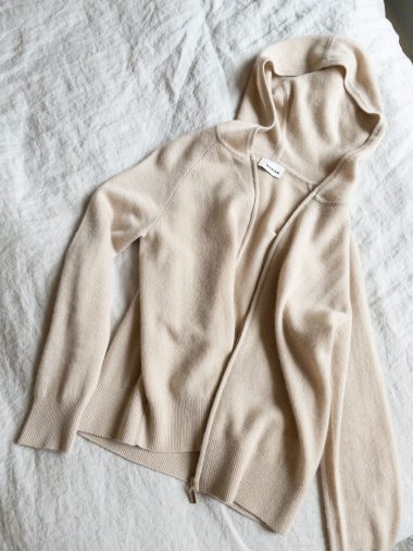 French style loungewear Rodier Cashmere Hoodie