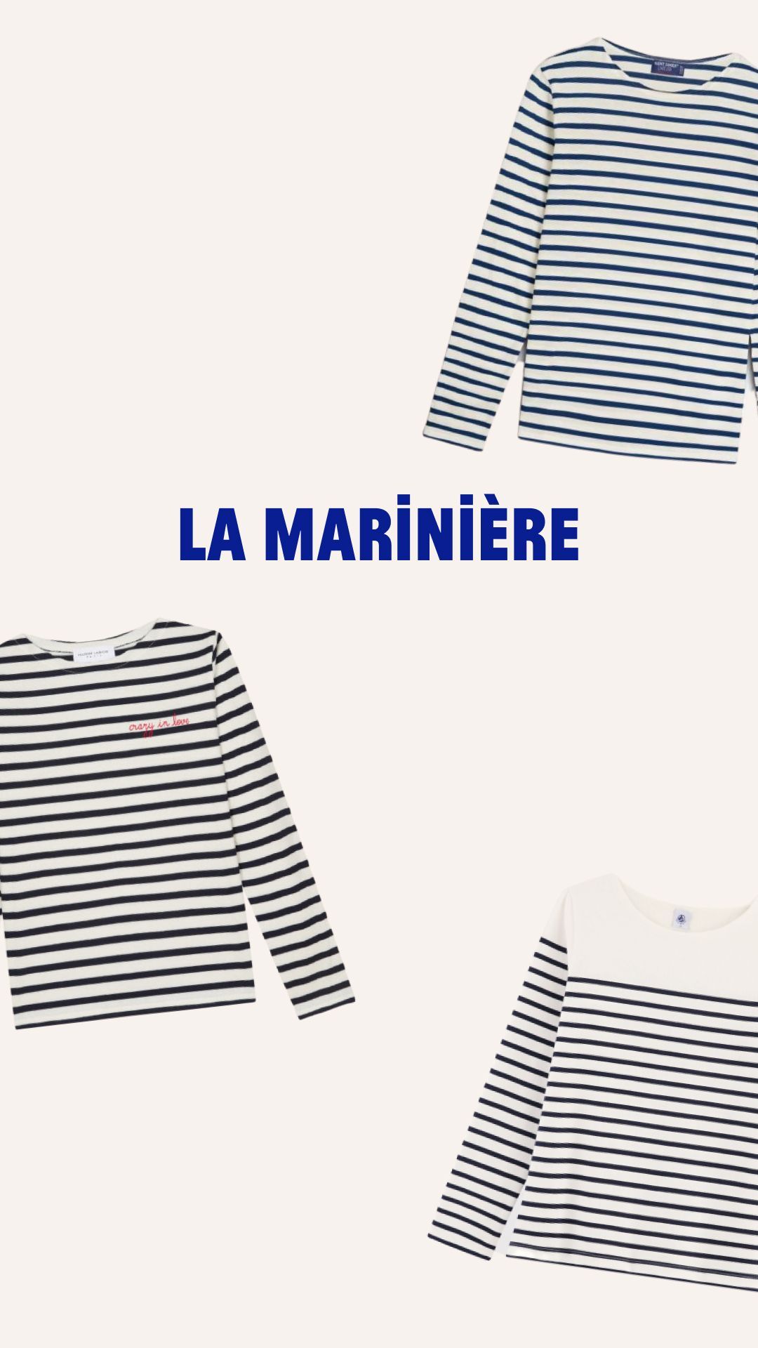 la Marinière - classic french breton shirts history french style