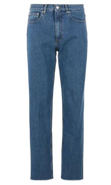 Medium Blue Straight Leg Jeans - French Girl Jeans