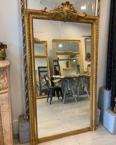 Parisian Apartment Decor Vintage French Gold Mirror