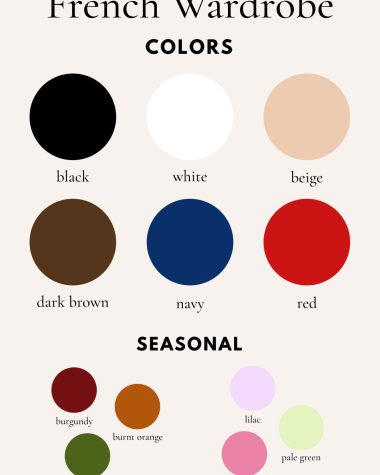 French Wardrobe Colors