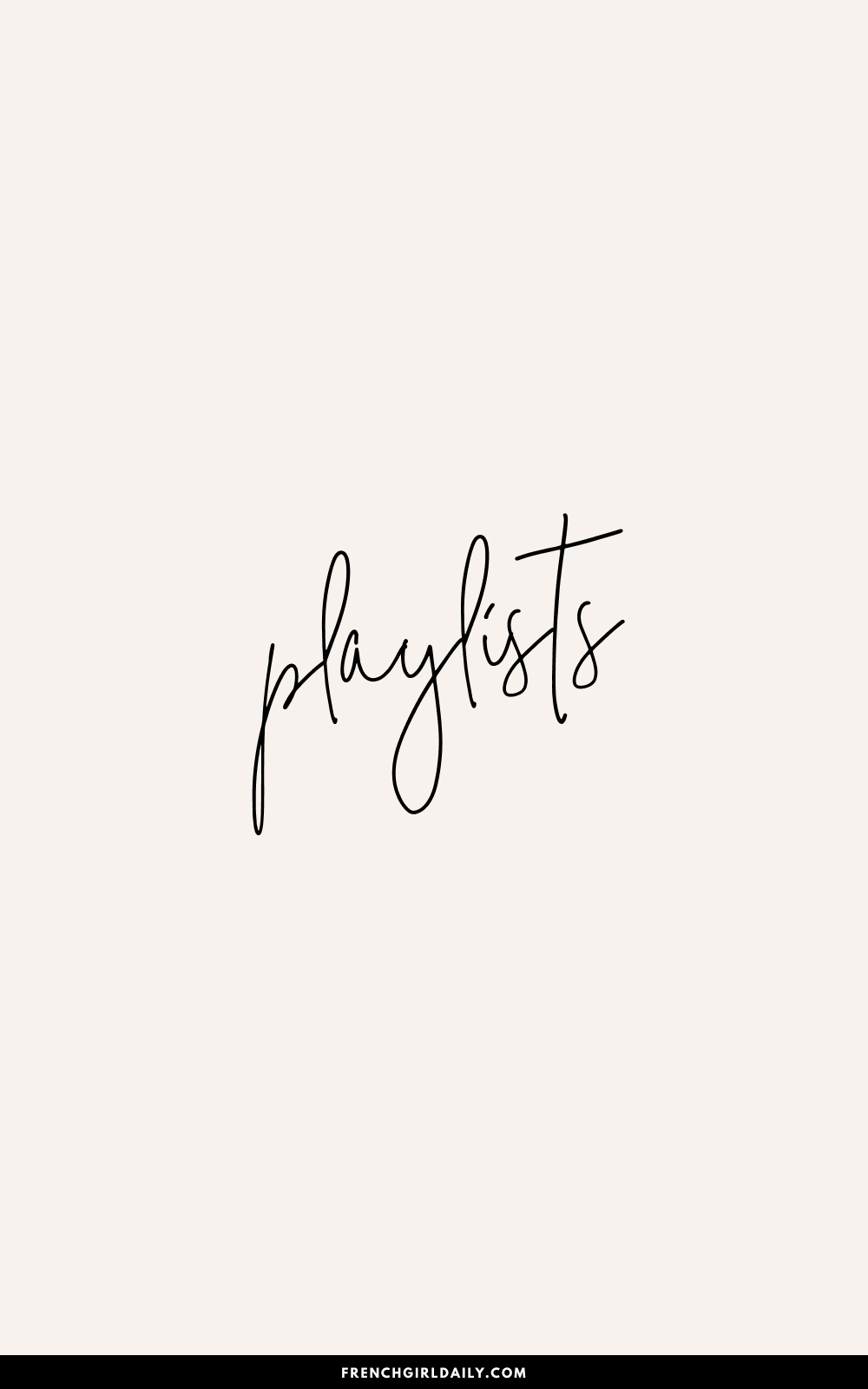 playlists