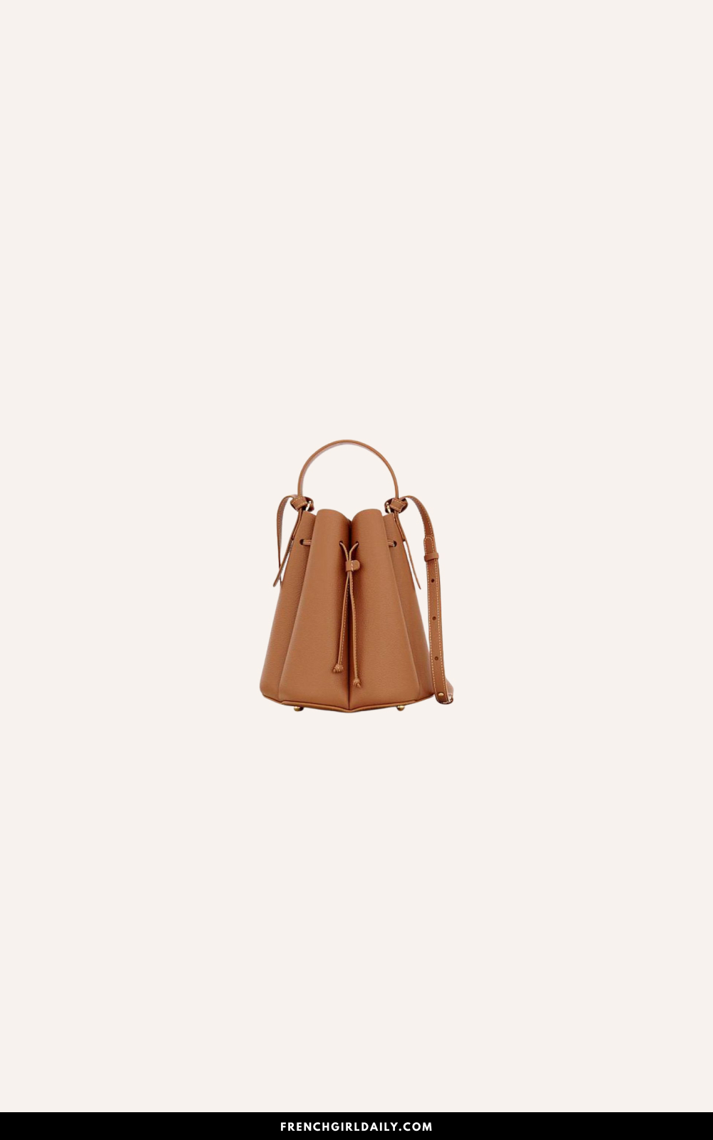 Fashion simple black PU French gentle lady bucket women's bag commuter date  shopping slanted shoulder bag