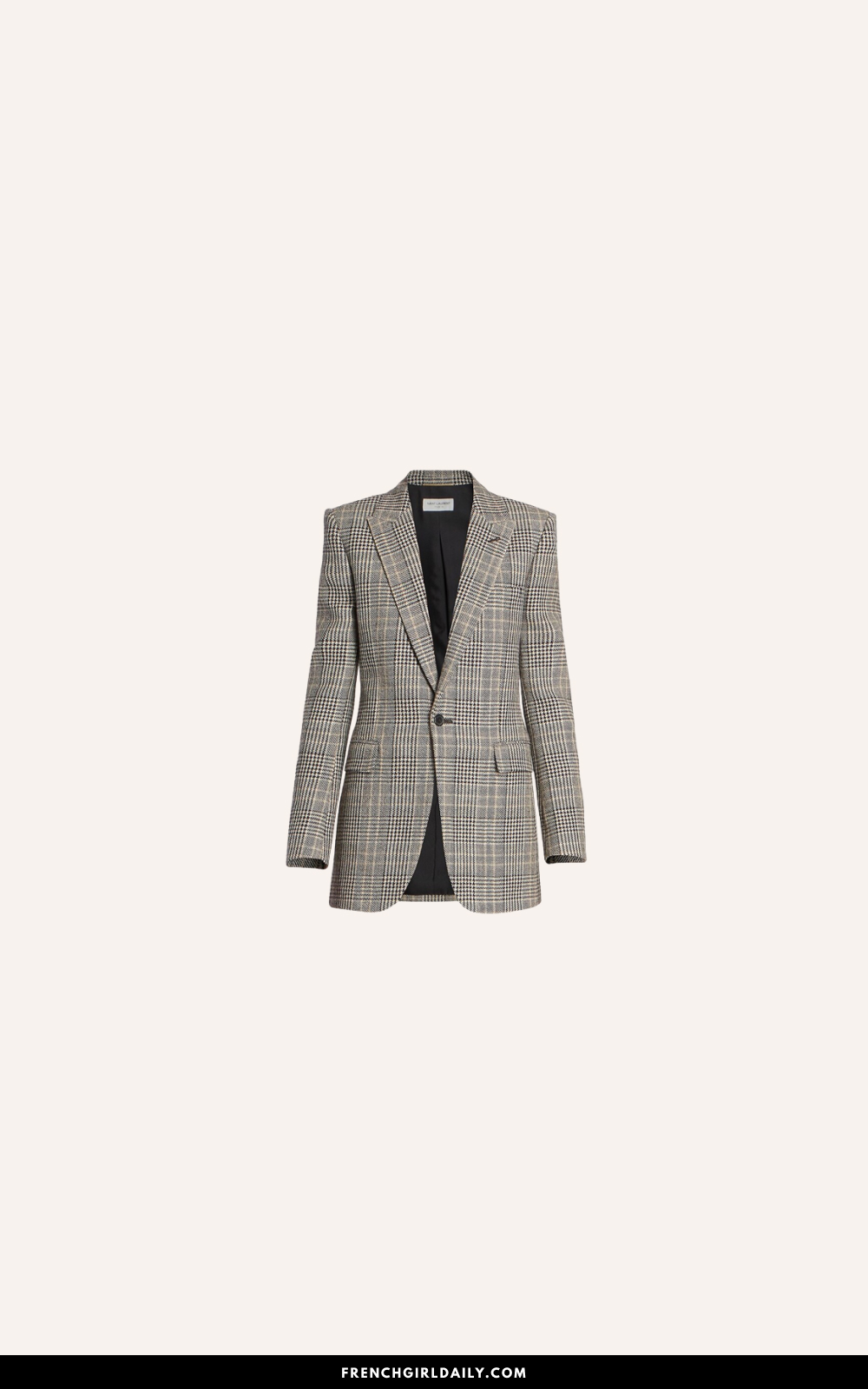 French plaid blazers