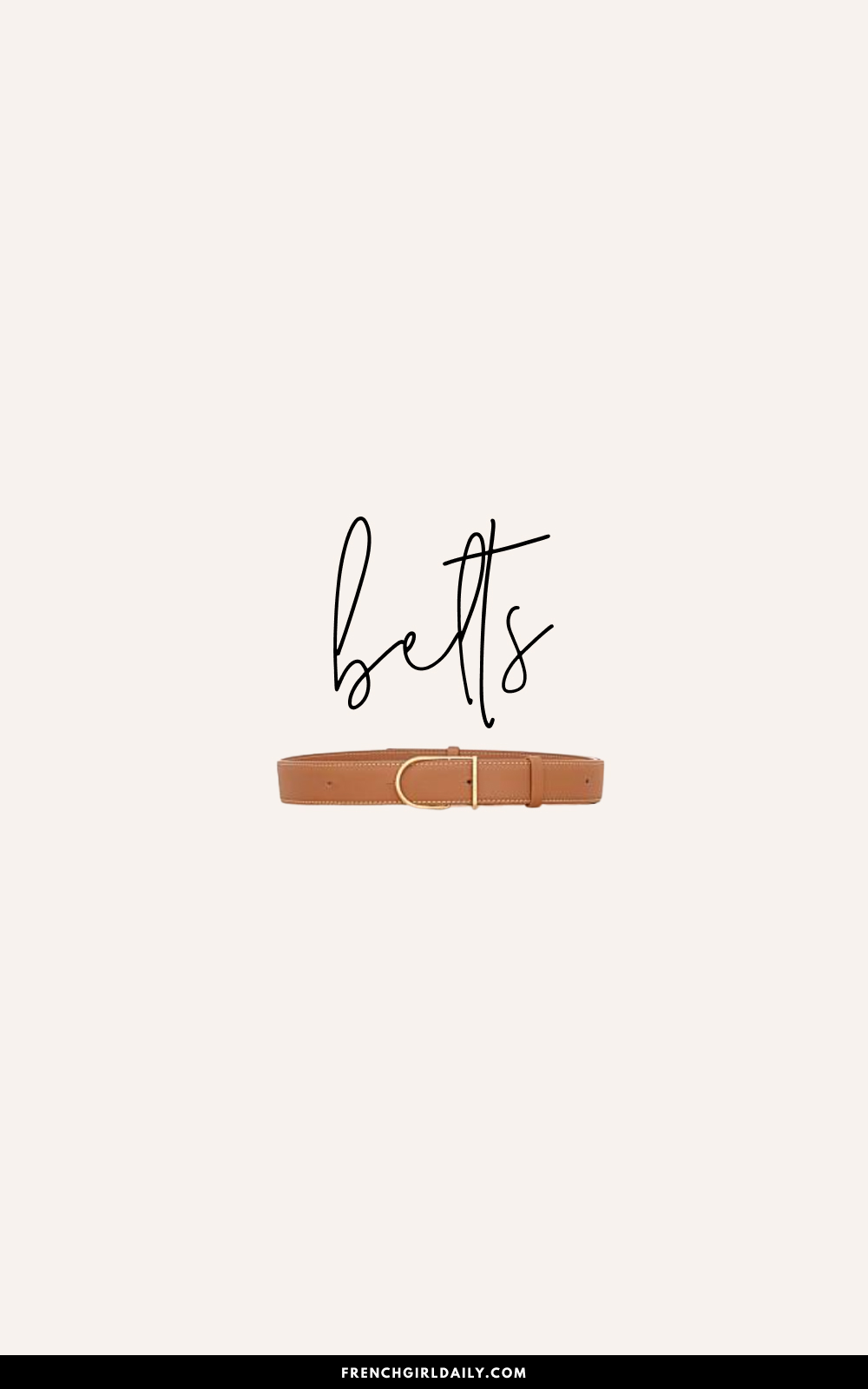 9 Best French Belts for Women