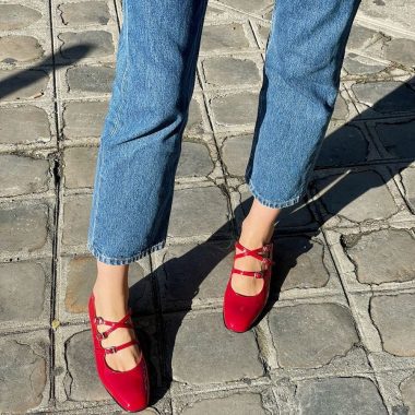 Carel Kina Shoes Red Mary Janes