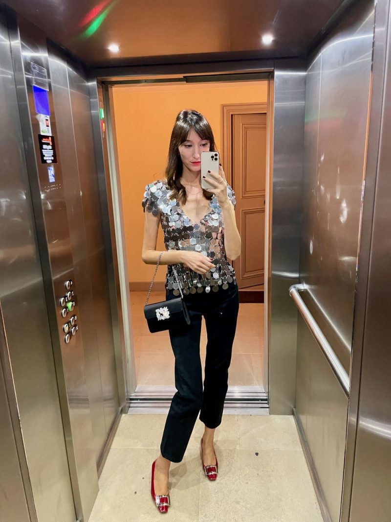 My Paris Birthday Dinner Paco Rabanne Outfit