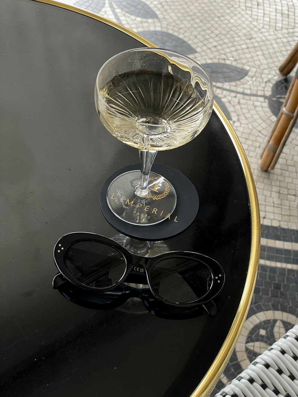 Celine Black Cat Eye Sunglasses Paris IMG_4650
