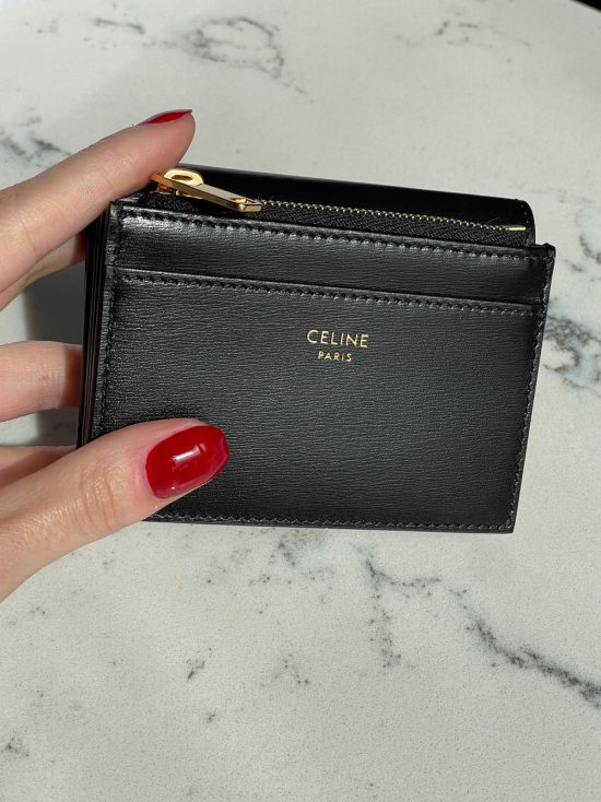 Celine Triomphe Compact Wallet with Detachable Card Holder Review