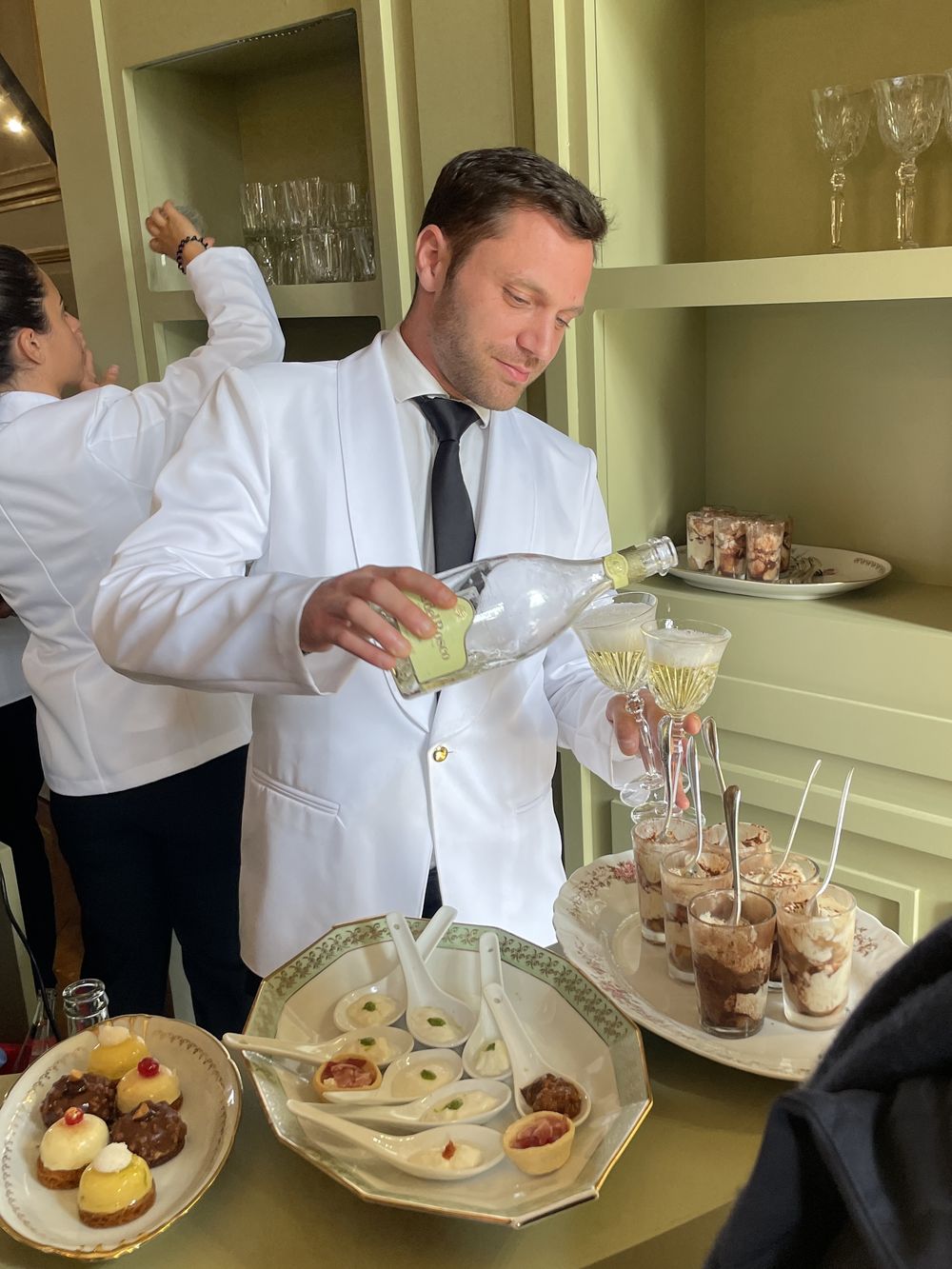 Ca' del Bosco prosecco Roger Vivier SS25 Paris Presentation